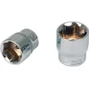 Image de KS Tools 918.1411 - Douille 6 pans 1/4" -11 mm - Gamme CHROMEplus - Pour une utilisation manuelle - En Chrome Vanadium - Finition chromée