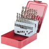 Image de KS Tools 330.3610 - Coffret de 19 Forets HSS-CO Meulés, Ø1,0-10,0 mm - Outillage Mécanique et Industrie - Outils et Accessoires de Perçage - Angle de Pointe de 130° et Dureté Jusqu’à1100 N/mm2