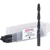 Image de KS Tools 330.1080 Lot de 10 Forets HSS laminés pour métal 8 mm