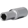 Image de BRILLIANT TOOLS BT022820 Douille 6 pans 1/2", version longue, 10 mm [Powered by KS TOOLS]