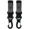 Image de Lässig Crochets de Poussette 2 Pack Noir