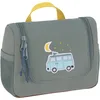 Image de LÄSSIG Adventure Kids Sac de Toilette avec Porte-nom, 20 cm, 1,6 L, Bus Petrol