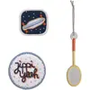 Image de LÄSSIG Set de pendentifs et de patchs (3 pièces) avec bouton-pression/School Patches Set Sport
