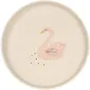 Image de LÄSSIG Assiette enfant sans mélamine, sans BPA, pour lave-vaisselle et micro-ondes/Plate Little Water Swan