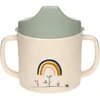 Image de LÄSSIG Tasse à boire pour enfants avec anse et couvercle amovible 150 ml/Sippy Cup Garden Explorer