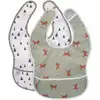 Image de Little Forest Lot de 2 bavoirs avec poche Renard