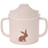 Image de LÄSSIG Tasse à boire pour enfants avec anse et couvercle amovible 150 ml/Sippy Cup Little Forest Rabbit