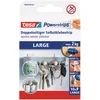 Image de Tesa Powerstrips Languettes Amovibles LARGE - Fixation Extra Forte - Languettes Adhésives pour Surfaces Lisses - Soutient un Poids maximum de 2.0 kg - Paquet de 10