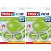 Image de Tesa tesafilm Mini Dérouleur ecoLogo - lame métallique, design ergonomique, respectueux de (Lot de 2)