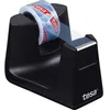 Image de Tesa Easy Cut SMART Dévidoir de Ruban Adhésif de Table   Dérouleur Compact de Table avec Technologie Antidérapante Stop Pad   1 Rouleau Transparent Tesafilm Inclus   10 m x 15 mm