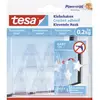 Image de tesa Crochet adhésif tesa® transparent Contenu: 5 pc(s)