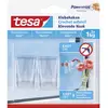 Image de tesa Crochet adhésif tesa® transparent Contenu: 2 pc(s)