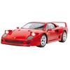 Image de Jamara 405166   Ferrari F40 1: 14 Rouge 27MHz - Licence Officielle, Phares Allumables Via Télécommande, Intérieur Très Détaillé