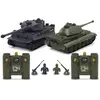 Image de JAMARA Char Tiger Battle Set 2,4 GHz   Mode Bataille avec indicateur de dégâts simulé (Panne d'entraînement, incapacité de Combat et de Conduite), extrêmement maniable, feu de Canon, feu de