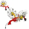 Image de JAMARA Schwader Pöttinger pour Tracteur RC 1:16, Licence Officielle, Dents rotatives Pendant la Conduite, Bras de flèche Pliables et rétractables, Rouge