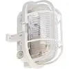 Image de Deko Light Syrma Oval Weiß 401011 Plafonnier extérieur, Applique extérieure blanc