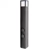 Image de Lampadaire extérieur Deko Light 733065 Facado Socket E27 20 W gris foncé