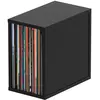 Image de Glorious Record Box Black 55 - Peut Contenir Jusqu'À 55 Disques De 12 Pouces, Empilable Avec D'Autres Boîtes, MDF, Noir