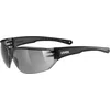 Image de uvex Sportstyle 204 - Lunettes de Sport pour Hommes et Femmes - Effet Miroir - Confort et Maintien Parfait Sans Points de Pression - Smoke/Smoke - One Size