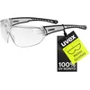 Image de Uvex Sportstyle 204 - Lunettes de Sport pour Hommes et Femmes - Effet Miroir - Confort et Maintien Parfait Sans Points de Pression - Clear/Clear - One Size