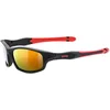 Image de uvex Mixte Sportstyle 507 Lunettes De Soleil, Black Mat Red/Red, Taille Unique EU