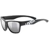Image de uvex Sportstyle 508 - Lunettes de Soleil pour Enfants - Effet Miroir - Bandeau Compris - Noir (Black Mat/Silver) - Taille unique