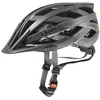 Image de uvex i-vo CC - Casque Polyvalent léger pour Femmes et Hommes - Ajustement Individuel - Extensible avec éclairage LED - Black-Smoke Matt - 56-60 cm