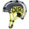Image de uvex Kid 3 - Casque de vélo Robuste pour Enfants - Ajustement Individuel - Rembourrage intérieur Lavable - Dirtbike Grey-Lime - 51-55 cm
