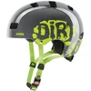 Image de uvex Kid 3 - Casque de vélo Robuste pour Enfants - Ajustement Individuel - Rembourrage intérieur Lavable - Dirtbike Grey-Lime - 55-58 cm