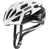 Image de uvex Race 7 - Casque Performance sûr pour Hommes et Femmes - Réglage de la Taille Individuel - Protection Antichoc Supplémentaire - White Black - 51-55 cm