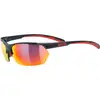 Image de uvex sportstyle 114, lunettes de sport Adulte unisexe, grey red/red, one size