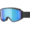 Image de Uvex G,Gl 3000 Cv - Masque de Ski pour Hommes et Femmes - à Contraste Élevé - Champ de Vision Élargi et Anti-Buée - Black Matt/Blue-Green - One Size