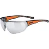 Image de uvex Sportstyle 204 - Lunettes de Sport pour Hommes et Femmes - Effet Miroir - Confort et Maintien Parfait Sans Points de Pression - Black Orange/Silver - One Size