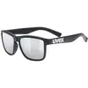Image de uvex Mixte Lgl 39 Lunettes De Soleil, Noir (Black Mat/Silver), Taille Unique EU