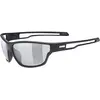 Image de Uvex sportstyle 806 V - lunettes extérieures pour hommes et femmes - à teinte variable - anti-buée - black matt/smoke - one size