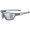 Image de uvex sportstyle 806 V - lunettes extérieures pour hommes et femmes - à teinte variable - anti-buée - grey matt/smoke - one size