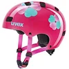 Image de uvex Kid 3 - Casque de vélo Robuste pour Enfants - Ajustement Individuel - Rembourrage intérieur Lavable - Pink Flower - 51-55 cm