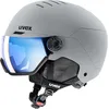 Image de uvex Wanted Visor - Casque de Ski pour Hommes et Femmes - avec Visière - Réglage de la Taille Individuel - Rhino Matt - 58-62 cm