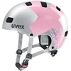 Image de uvex Kid 3 - Casque de vélo Robuste pour Enfants - Ajustement Individuel - Rembourrage intérieur Lavable - Silver - rosé - 51-55 cm