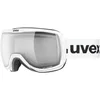 Image de Uvex Downhill 2100 Vp X - Masque de Ski pour Hommes et Femmes - à Teinte Variable - Polarisées - White/Vario-Pola - One Size