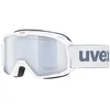 Image de uvex Elemnt Fm - Masque de Ski pour Hommes et Femmes - Champ de Vision Élargi et Anti-Buée - Ventilation de la Monture Sans Courants D’Air - White Matt/Silver-Blue - One Size