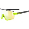 Image de uvex Sportstyle 236 Set - Lunettes de Sport pour Hommes et Femmes - Anti-Buée - Verres de Rechange Compris - Black Yellow Matt/Yellow - One Size