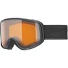 Image de uvex scribble LG, lunettes de ski, Enfant unisexe, black/lasergold-clear, one size