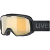 Image de uvex elemnt FM, lunettes de ski, Adulte unisexe, black mat/gold-LGL, one size