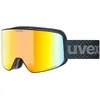Image de Uvex pyrit FM - lunettes de ski pour adults - Catégorie de filtre 3 - champ de vision élargi et anti-buée - black matt dl/red-clearS3 - one size