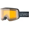 Image de Uvex pyrit LG - lunettes de ski pour adults - Catégorie de filtre 1 - champ de vision élargi et anti-buée - black matt dl/yellow-cl.S1 - one size