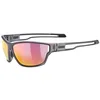 Image de uvex sportstyle 806, lunettes de sport, Adulte unisexe, smoke mat, one size