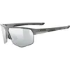 Image de uvex axos set - lunettes de sport pour adults - protection à 100% contre les UVA, UVB et UVC - confort et maintien parfait sans points de pression - grey matt/mir.silver - one size