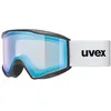Image de Uvex blast FM, lunettes de ski, Adulte unisexe, black matt/blue-clear, one size