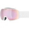 Image de Uvex victorious FM - lunettes de ski pour adults - Catégorie de filtre 2 - anti-buée - white m dl/rose-clear - one size